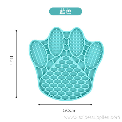 Pet silicone bowl for dogs slow food bowl